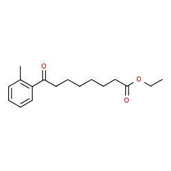 ChemSpider 2D Image | Ethyl 8-(2-methylphenyl)-8-oxooctanoate | C17H24O3