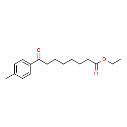 ChemSpider 2D Image | Ethyl 8-(4-methylphenyl)-8-oxooctanoate | C17H24O3