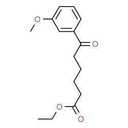 ChemSpider 2D Image | Ethyl 6-(3-methoxyphenyl)-6-oxohexanoate | C15H20O4