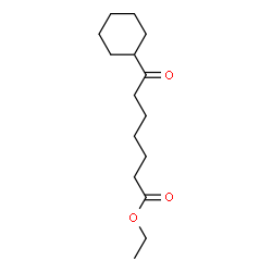 ChemSpider 2D Image | Ethyl 7-cyclohexyl-7-oxoheptanoate | C15H26O3