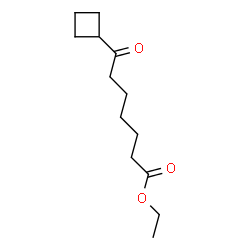 ChemSpider 2D Image | Ethyl 7-cyclobutyl-7-oxoheptanoate | C13H22O3