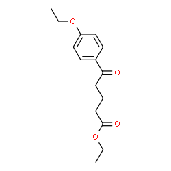 ChemSpider 2D Image | Ethyl 5-(4-ethoxyphenyl)-5-oxopentanoate | C15H20O4