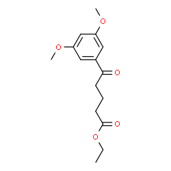 ChemSpider 2D Image | Ethyl 5-(3,5-dimethoxyphenyl)-5-oxopentanoate | C15H20O5