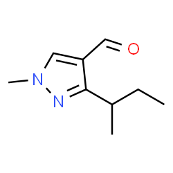 ChemSpider 2D Image | 3-sec-Butyl-1-methyl-1H-pyrazole-4-carbaldehyde | C9H14N2O