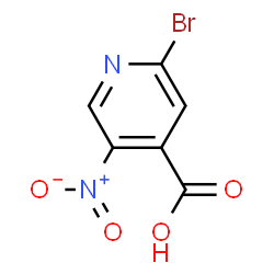 ChemSpider 2D Image | 2-Bromo-5-nitroisonicotinic acid | C6H3BrN2O4