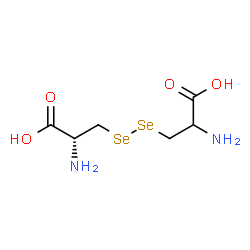 ChemSpider 2D Image | (2R)-3,3'-(1,2-Diselanediyl)bis(2-aminopropanoic acid) | C6H12N2O4Se2