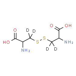 ChemSpider 2D Image | (3,3,3',3'-~2~H_4_)Cystine | C6H8D4N2O4S2