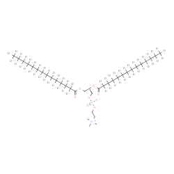 ChemSpider 2D Image | 1,2-Dimyristoyl-d54-sn-glycero-3-PC | C36H18D54NO8P