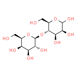 ChemSpider 2D Image | beta-D-Gal-(1->4)-D-Man | C12H22O11