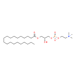 ChemSpider 2D Image | 1-icosanoyl-sn-glycero-3-phosphocholine | C28H58NO7P