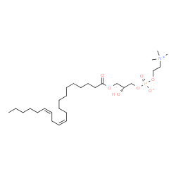 ChemSpider 2D Image | 1-[(11Z,14Z)]-icosadienoyl-sn-glycero-3-phosphocholine | C28H54NO7P