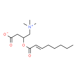 ChemSpider 2D Image | (2E)-octenoylcarnitine | C15H27NO4