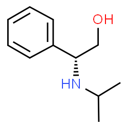 ChemSpider 2D Image | (R)-2-Isopropylamino-2-phenylethanol | C11H17NO