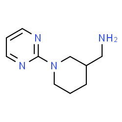 ChemSpider 2D Image | 1-[1-(2-Pyrimidinyl)-3-piperidinyl]methanamine | C10H16N4