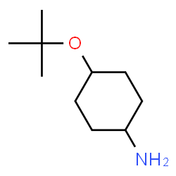 ChemSpider 2D Image | 4-(1,1-dimethylethoxy)Cyclohexanamine | C10H21NO