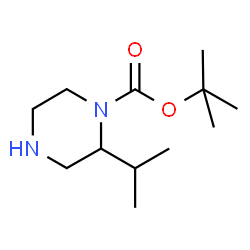 ChemSpider 2D Image | 1-Boc-2-Isopropylpiperazine | C12H24N2O2