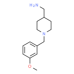 ChemSpider 2D Image | [1-(3-Methoxybenzyl)-4-piperidinyl]methanamine | C14H22N2O