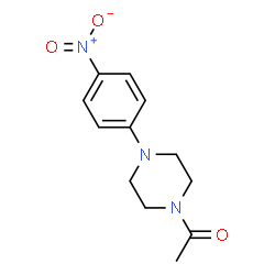 ChemSpider 2D Image | 1-acetyl-4-(4-nitrophenyl) piperazine | C12H15N3O3