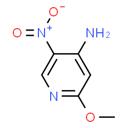 ChemSpider 2D Image | 2-Methoxy-5-nitro-4-pyridinamine | C6H7N3O3
