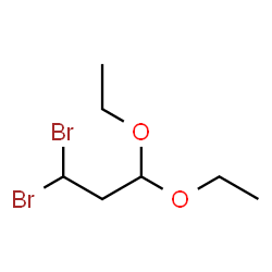ChemSpider 2D Image | 1,1-Dibromo-3,3-diethoxypropane | C7H14Br2O2