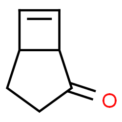 ChemSpider 2D Image | Bicyclo[3.2.0]hept-6-en-2-one | C7H8O