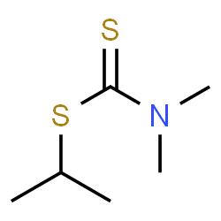 ChemSpider 2D Image | Isopropyl dimethylcarbamodithioate | C6H13NS2