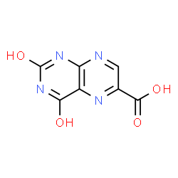 ChemSpider 2D Image | 2,4-Dihydroxy-6-pteridinecarboxylic acid | C7H4N4O4