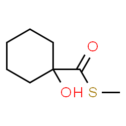 ChemSpider 2D Image | S-Methyl 1-hydroxycyclohexanecarbothioate | C8H14O2S