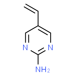 ChemSpider 2D Image | 5-Vinyl-2-pyrimidinamine | C6H7N3