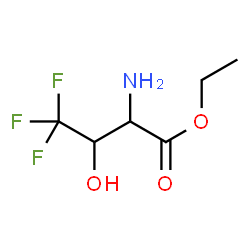 ChemSpider 2D Image | Ethyl 4,4,4-trifluorothreoninate | C6H10F3NO3