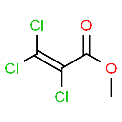 ChemSpider 2D Image | Methyl 2,3,3-trichloroacrylate | C4H3Cl3O2