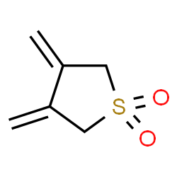 ChemSpider 2D Image | 3,4-Bis(methylene)tetrahydrothiophene 1,1-dioxide | C6H8O2S