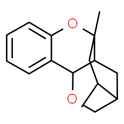 ChemSpider 2D Image | 9,11-Dimethyl-8,15-dioxatetracyclo[10.2.2.0~2,7~.0~9,14~]hexadeca-2,4,6-triene | C16H20O2
