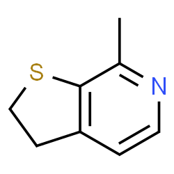 ChemSpider 2D Image | 7-Methyl-2,3-dihydrothieno[2,3-c]pyridine | C8H9NS
