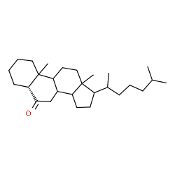 ChemSpider 2D Image | (5beta,8xi,9xi,10xi,13xi,14xi,17xi,20xi)-Cholestan-6-one | C27H46O