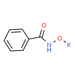 ChemSpider 2D Image | Potassium (benzoylamino)oxidanide | C7H6KNO2
