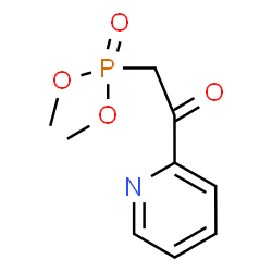 ChemSpider 2D Image | Dimethyl [2-oxo-2-(2-pyridinyl)ethyl]phosphonate | C9H12NO4P