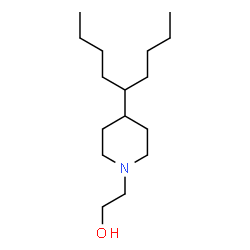 ChemSpider 2D Image | 2-[4-(5-Nonanyl)-1-piperidinyl]ethanol | C16H33NO