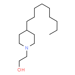 ChemSpider 2D Image | 2-(4-Nonyl-1-piperidinyl)ethanol | C16H33NO