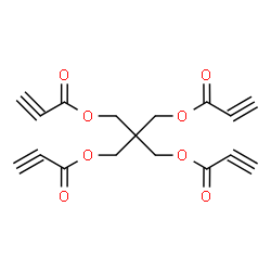 ChemSpider 2D Image | 3-(Propioloyloxy)-2,2-bis[(propioloyloxy)methyl]propyl propiolate | C17H12O8