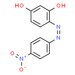 ChemSpider 2D Image | 4-[(Z)-(4-Nitrophenyl)diazenyl]-1,3-benzenediol | C12H9N3O4