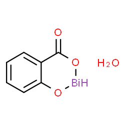 ChemSpider 2D Image | 1,3,2-benzodioxabismin-4-one hydrate | C7H6BiO4