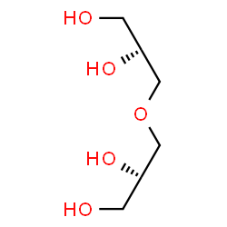 ChemSpider 2D Image | (2S,2'R)-3,3'-Oxydi(1,2-propanediol) | C6H14O5