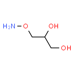ChemSpider 2D Image | 3-(Aminooxy)-1,2-propanediol | C3H9NO3