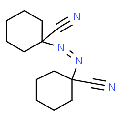 ChemSpider 2D Image | 1,1′-(Z)-azobis(cyclohexanecarbonitrile) | C14H20N4