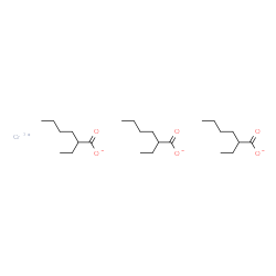 ChemSpider 2D Image | Chromium(3+) tris(2-ethylhexanoate) | C24H45CrO6