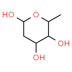 ChemSpider 2D Image | 2,6-Dideoxyhexopyranose | C6H12O4