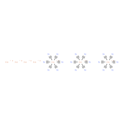 ChemSpider 2D Image | Iron(2+), hexakis(cyano-kappaC)-, iron(3+) salt (3:4) | C18Fe7N18
