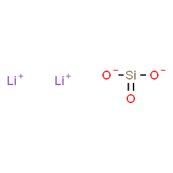 ChemSpider 2D Image | dilithium dioxido(oxo)-$l^{5}-silane | HLi2O3Si