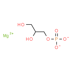ChemSpider 2D Image | Magnesium 2,3-dihydroxypropyl phosphate | C3H7MgO6P